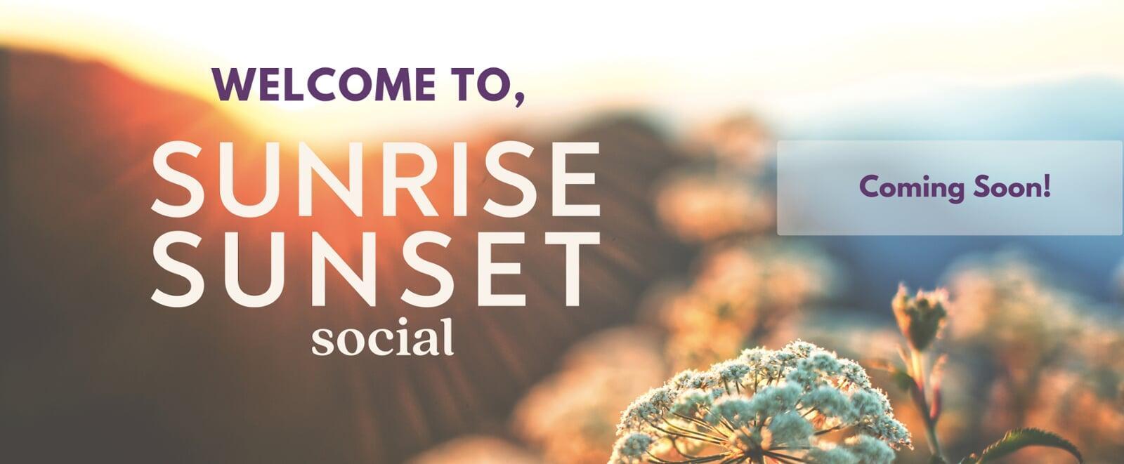 Welcome to SSS, Sunset background